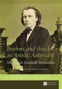 brahms and bruckner as artistic antipodes book cover image