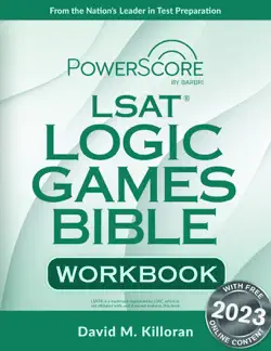 the powerscore lsat logic games bible workbook book cover image