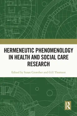 hermeneutic phenomenology in health and social care research book cover image