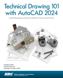 technical drawing 101 with autocad 2024 book cover image