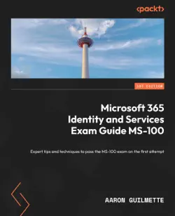 microsoft 365 identity and services exam guide ms-100 book cover image