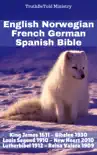 English Norwegian French German Spanish Bible synopsis, comments