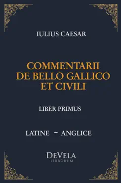 commentarii de bello gallico in latin and english book cover image