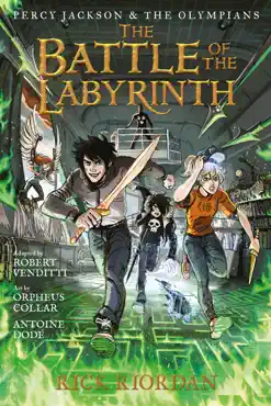 the battle of the labyrinth: the graphic novel book cover image