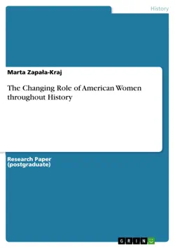 the changing role of american women throughout history imagen de la portada del libro