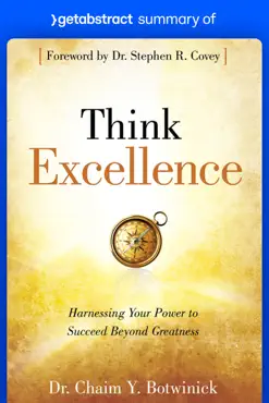 summary of think excellence by chaim botwinick imagen de la portada del libro