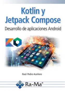 kotlin y jetpack compose. desarrollo de aplicaciones android imagen de la portada del libro