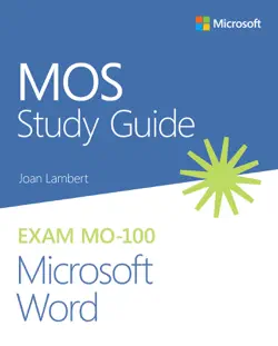 mos study guide for microsoft word exam mo-100 book cover image