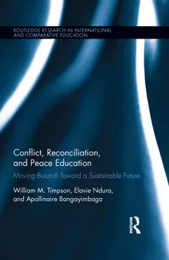conflict, reconciliation and peace education book cover image