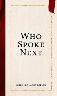 who spoke next book cover image