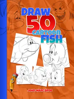 how to draw 50 cartoon fish book cover image
