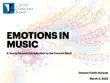 Emotions in Music Study Guide 2023 synopsis, comments