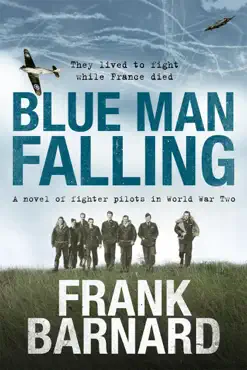 blue man falling book cover image
