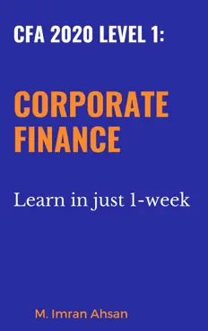 corporate finance for cfa level 1 book cover image
