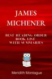 JAMES MICHENER - BEST READING ORDER synopsis, comments