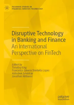 disruptive technology in banking and finance book cover image