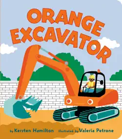 orange excavator book cover image