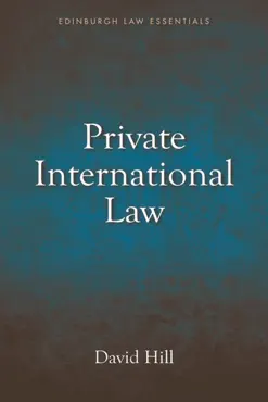 private international law book cover image
