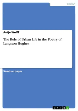 the role of urban life in the poetry of langston hughes imagen de la portada del libro