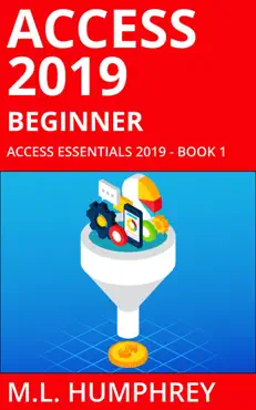 access 2019 beginner book cover image