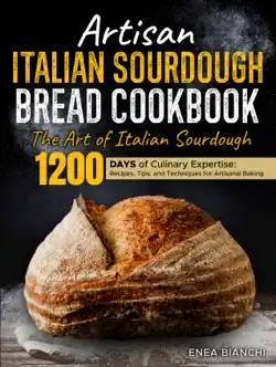 artisan italian sourdough bread cookbook book cover image