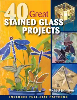 40 great stained glass projects book cover image