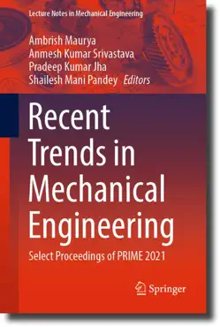 recent trends in mechanical engineering book cover image