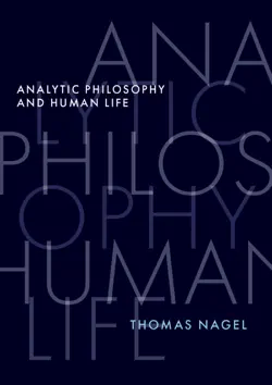 analytic philosophy and human life book cover image
