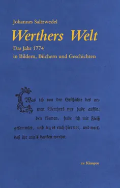 werthers welt imagen de la portada del libro