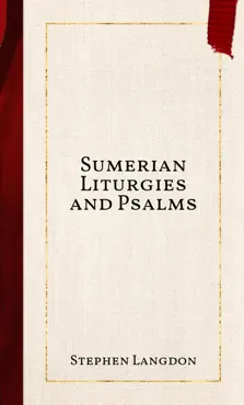 sumerian liturgies and psalms book cover image