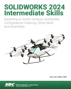 solidworks 2024 intermediate skills book cover image