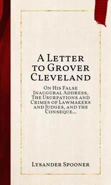 a letter to grover cleveland book cover image