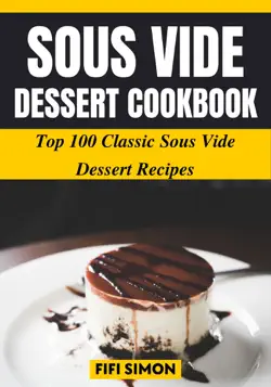 sous vide dessert cookbook book cover image
