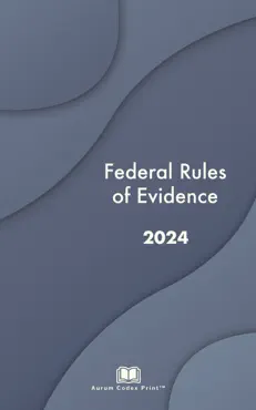 federal rules of evidence 2024 book cover image