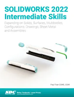 solidworks 2022 intermediate skills book cover image