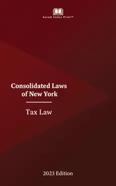 new york tax law 2023 edition book cover image