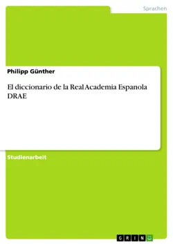 el diccionario de la real academia espanola drae book cover image