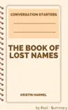 The Book of Lost Names by Kristin Harmel - Conversation Starters synopsis, comments
