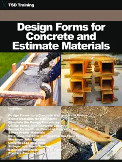 design forms for concrete and estimate materials book cover image