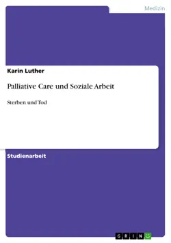 palliative care und soziale arbeit book cover image