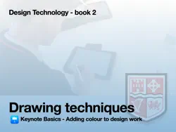 drawing techniques - using keynote to add colour to designs book cover image