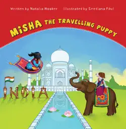 misha the travelling puppy india book cover image