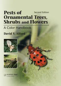 pests of ornamental trees, shrubs and flowers book cover image