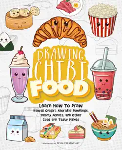 drawing chibi food book cover image
