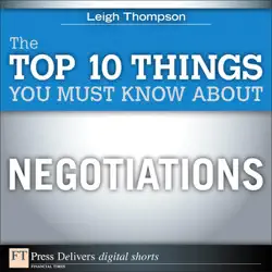 the top 10 things you must know about negotiations book cover image