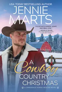 a cowboy country christmas book cover image