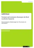Normen und normative Konzepte der Real Academia Espanola synopsis, comments