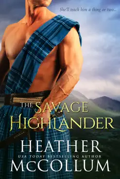 the savage highlander imagen de la portada del libro