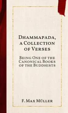 dhammapada, a collection of verses book cover image