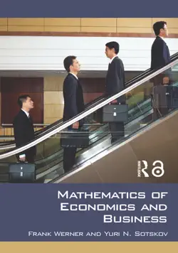 mathematics of economics and business book cover image